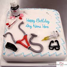 Birthday Cake Flavours Name List In India Birthday Cake For Doctor With Name Online Birthday Cake Doctor Birthday Cake Happy Birthday Cakes