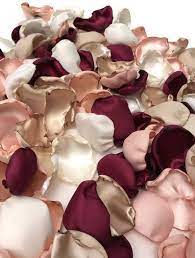 Marsala Maroon Blush Pink Ivory Champagne Mix Of Flower Etsy Flower Girl Petals Wedding Themes Fall Champagne Wedding