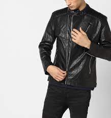 Iftekhar Black Chinese Collar Jacket 100 Genuine Soft Lambskin Leather With Long Sleeve 3 Pock In 2021 Leather Jacket Zipper Leather Jacket Genuine Leather Jackets