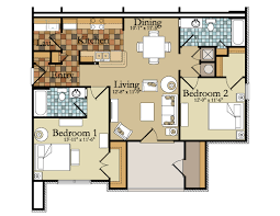 The interior floor plan features approximately 1,566 square feet of living space that contains three bedrooms, two baths and there is additional square footage possibilities in the unfinished basement foundation. 3 Bedroom Flat Floor Plan Design