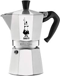 Put it on the top of the heat source, which is usually a stove. Amazon Com Bialetti Express Moka Pot 6 Cup Aluminum Silver Stovetop Espresso Pots Kitchen Dining