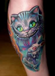 Get inspired by our community of talented artists. Alice In Wonderland Leg Tattoo Amazing Tattoo Ideas