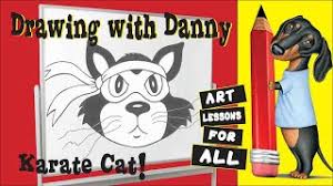 Coloringanddrawings.com provides you with the opportunity to color or print your cute karate player drawing online for free. How To Draw Karate Cat Drawing With Danny Youtube