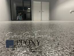 This cost includes acid etching of the concrete, two coats of material and decorative flakes. Faq Sydney Epoxy Flooring 1300 621 873