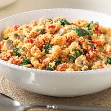 This goes with just about any kind of meal and serves 8 as a side dish. Mushroom Couscous Ready Set Eat
