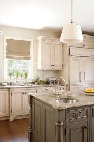 gorgeous two tone kitchen cabinets