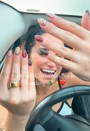 Disney Christmas Cruise Nail Design