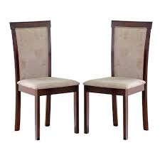 Baxton Studio Spain Dark Brown Modern Dining Chair Set Of 2 By Baxton Studio 119 99 Taupe Mi Inexpensive Dining Room Set Modern Dining Chairs Dining Chairs