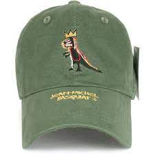Jean Michel Basquiat Dinosaur Crown Embroidery Adjustable Hat Baseball Cap Ballcap 1424 Jean Michel Basquiat Dinosaur Baseball Hats Basquiat Dinosaur