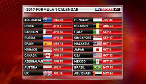 The threat of a protest hung over the azerbaijan grand prix on friday as a row over 'bendy' rear wings dominated the conversation in the formula one. Formula 1 Race Schedule 2017 F1 Pride Jets