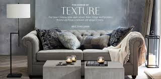 The Power Of Texture Pottery Barn S Chateau Aesthetic Uses Velvet Linen Fringe And Bronzed Finishes To Forge A Rela Home Decor Sale Furniture Kane Furniture