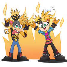 Rawkit Hed Coco And Crash Bandicoot Crash Bandicoot Bandicoot Cartoon Network Art