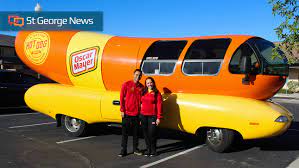 ('made in china' on left side under window) 1998. Oscar Mayer Wienermobile In St George To Break Records For Most Wiener Whistles Played Simultaneously St George News