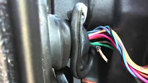 It is the wire color code or diagram for the stock infinity amplifier in a 98 jeep/chrysler grand cherokee. Jeep Door Wire Repair Youtube