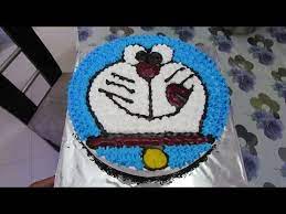 Eggless Doraemon Cake For Children In Hindi Cake Decoration Youtube Doraemon Cake Kids Cake Cake Decorating