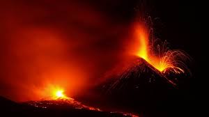 Activity at etna's new se crater last night. Watch Video Shows Mount Etna Erupting For 17th Time Since February