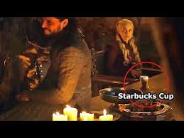 If this is the question, what's the answer? Game Of Thrones Season 8 Episode 4 Fans Spot Starbucks Cup In Daenerys Scene Youtube