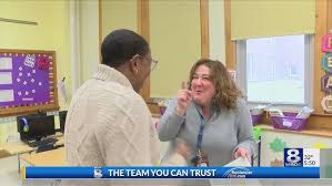 Flower City School 54's Ms. Terri Hilbert wins the Golden Apple Award —  December 5, 2019