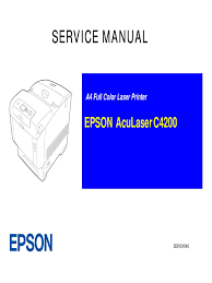 Quand j'imprime directement avec mon imprimante epson, la. Epson Aculaser C4200 Service Manual Troubleshooting Printer Computing