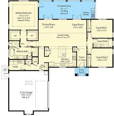 The exterior is faced with wood and bricks, or a combination of both. Plan 33149zr Energy Efficient Ranch House Plan Ranch House Plan Ranch House Plans How To Plan