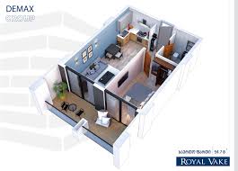 If you want a real railing on your staircases instead of the default handrails, this is the easiest way to achieve this. Demax Royal Vake Floor 2 Room 12