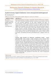 Indonesia money supply m1 data is updated monthly, averaging 14.086 usd bn from feb 1968 to jun 2021, with 641 observations. Pdf Analysis Of Money Supply Indonesia The Vector Autoregression Model Approach