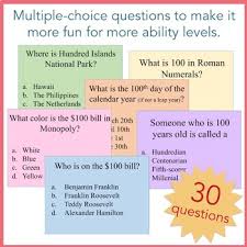 Also, see if you ca. 100th Day Of School Trivia Quiz No Prep By Thought Process Tpt