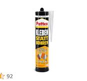 Pattex Kleben statt Bohren Express, schnellhärtender Montagekleber &  Baukleber für schnelle und flexible Verklebungen, wasserbeständiger starker  ...
