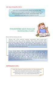 Rumus matematik adalah contoh algoritma penyelesaian masalah. Pemecahan Masalah Matematika