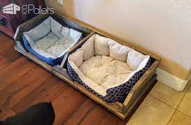 The good news is, there are plenty of ways you make make a diy dog bed that will actually be something to be proud of. Diy Video Tutorial Pallet Two Dog Bed 1001 Pallets Pallet Dog Beds Rustic Dog Beds Dog Bed