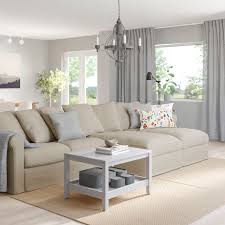 Ikea Gronlid Sectional 4 Seat With Chaise Sporda Natural Ecksofa Wohnzimmerdesign Wohnzimmer Design