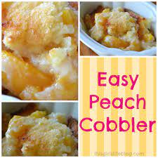 Easy Peach Cobbler Recipe Old Fashioned Southern Dessert Recipe Peach Cobbler Easy Easy Peach Cobbler Recipe Cobbler Recipes