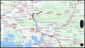 Le temps de trajet est de 1 heure et 51 minutes. What Is The Distance From Gordes France To Aix En Provence France Google Maps Mileage Driving Directions Flying Distance Fuel Cost Midpoint Route And Journey Times Mi Km
