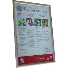 We hear more than three million cases a year involving almost every type of endeavor. Health Safety Law Poster With Frame A2 Health Safety Posters Safety First Aid