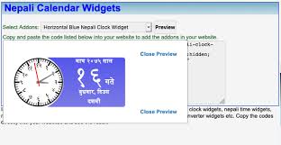 Nepali Calendar Widgets Addons Add Nepali Clock Widget To Your Site Nepali Calendar Code 2077 2076 2075 2074 2017 2074 2017 Nepali Time Code Nepali Clock Clock Widget Nepali Time Addons Nepali Date Converter Free Code Nepali