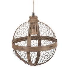 We offers vintage wire pendant lights products. Sphere Chicken Wire Pendant Lamp Hobby Lobby 1764968