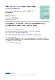 Aula internacional 2 nueva edicion. Pdf Employability In The 21st Century Complex Interactive Problem Solving And Other Essential Skills
