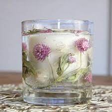 To elevate the scent of your petals, you can. Amazon Com Globe Amaranth Botanical Scented Candle Handmade Artisan Soy And Gel Wax Candle With Real Flowers Eco Friendly Housewarming Gift Gift For Her Handmade