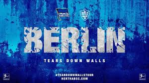Logo vector photo type : Hertha Berlin Us Tour 2019 Berlin Tears Down Walls Teams Herthabsc De