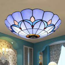 Stained glass chandeliers & pendants. 12 Ceiling Lamp Stained Glass Chandelier Pendant Flush Mount Ceiling Fixture Us Ebay