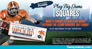 We did not find results for: Publix Big Game Squares Instant Win Game And Sweepstakes 2020 Sweepstakes Lovers You Won T Believe What You Can Win Today