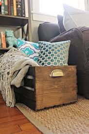 Useful ways to repurpose a wooden crate use a wooden crate as a bedside table Best Diy Crafts Ideas Wooden Crate For Blankets You Can Get These At Michael S Then Stain And Add Diy Loop Leading Diy Craft Inspiration Magazine Database
