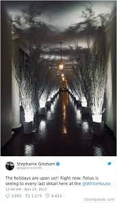 Best diy outdoor halloween decorations for 2019! 64 Hilarious Reactions To Melania Trump S Creepy White House Christmas Decorations Bored Panda