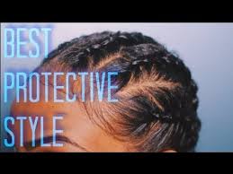 Protective styles just as the name suggests aim at limiting the stress that environmental factors cause on your hair. Best Protective Style Under Wigs Youtube