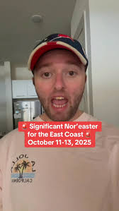 10/10/25: 🚨 Nor’easter will bring heavy rain and tropical storm force  winds to the East Coast, October 11-13, 2025 🚨 , ., ., ., #weather  #meteorologist #noreaster #nyc #northcarolina #newjersey ...