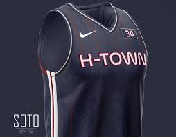 Concept Jersey Nike Nba X Houston Rockets On Behance In 2020 Houston Rockets Jersey Design Uniform Design
