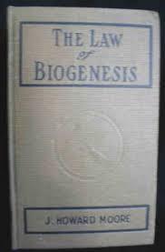The Law Of Biogenesis Being Two Lessons On The Origin Of Human Nature By Moore J Howard Near Fine Cloth 1914 First Edition Ariel Books Ioba