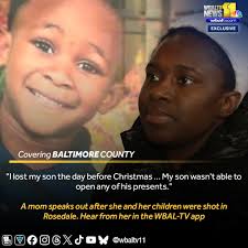 Rosedale mom speaks out after shooting: "I lost my son the day before  Christmas, he was an amazing little boy." Her exclusive interview is in the  WBAL-TV app:  https://www.wbaltv.com/article/rosedale-shooting-mother-children-shot/63287596