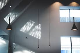 For vaulted ceiling lighting it is recommended to install sloped ceiling specially designed recessed light fixture parts. Lighting Solutions For Sloped And Vaulted Ceilings Obriens Lighting Blog