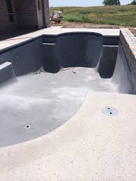 What causes that to happen? Pool Plaster Medium Gray Hdp Pool Tulsa Ok Pool Plaster Pool Backyard